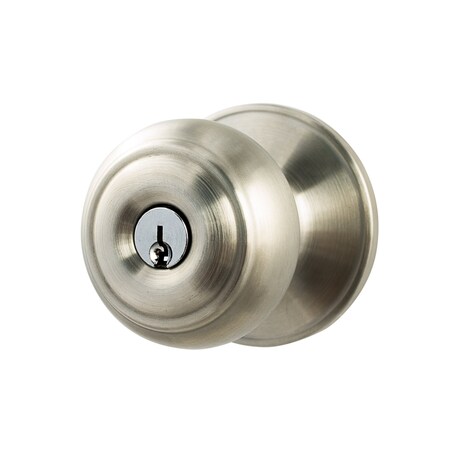 Sure-Loc Hardware Juniper Entry Knob, Satin Nickel